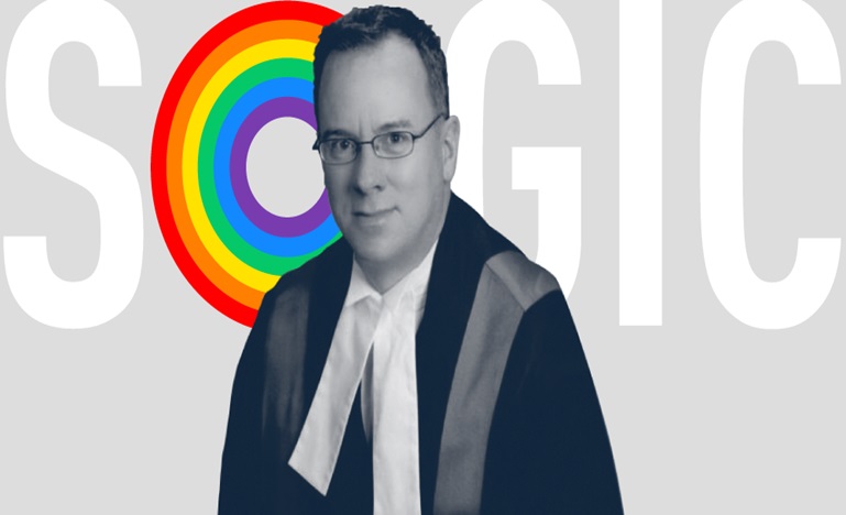 Robert Muir with SOGIC logo